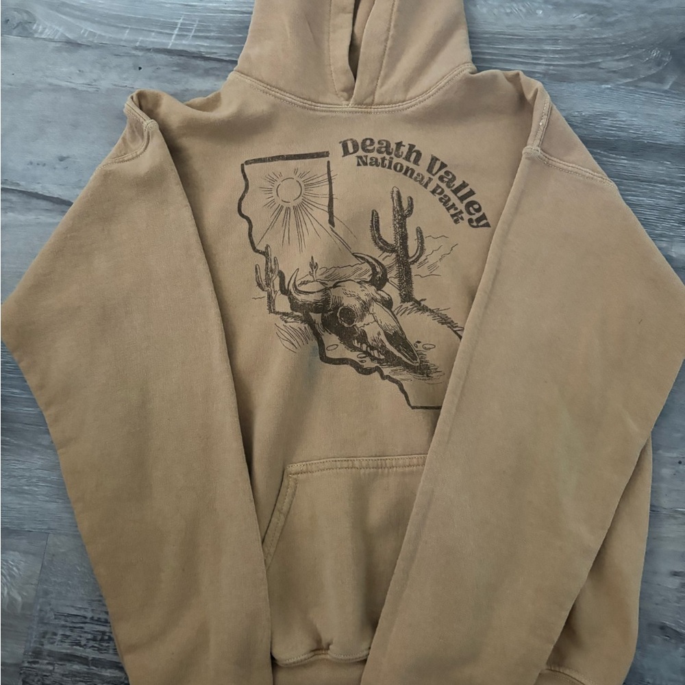 Buckle Death Valley National Park Brown Hoodie